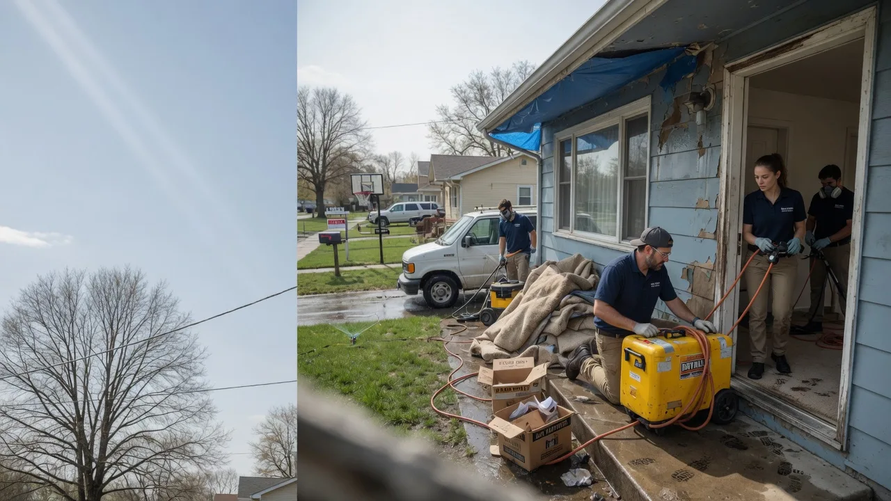 Basement Flood Cleanup in Mooringsport, LA near me